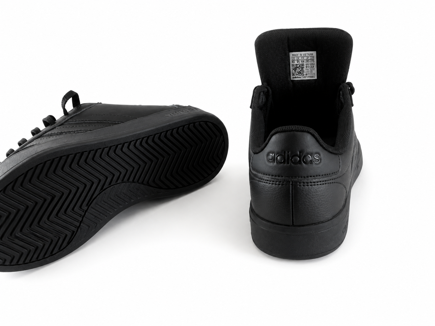 Adidas Grand Court 3.0 Shoes - All Black - Like New - Image 3